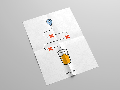 Icon Design for Fresh Tap Tours branding design graphic design icon illustration