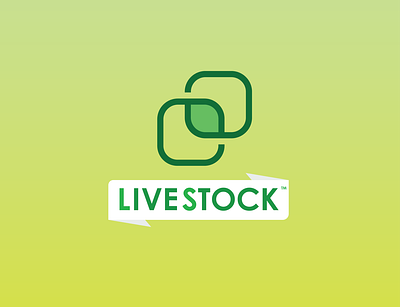 Live Stock branding color design illustration logo