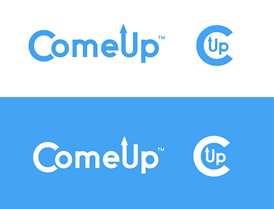 ComeUp Logo branding color design illustration logo