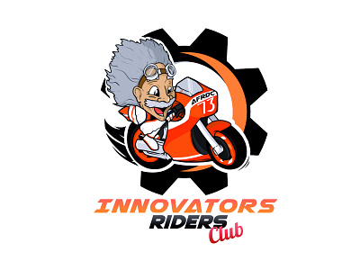 Innovators Riders Logo art color design illustration logo