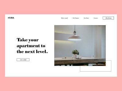 Minimalistic Interior Design Website