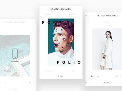 Erminando Aliaj animation clean dailyui design digital flat gif minimal ui ux web design white