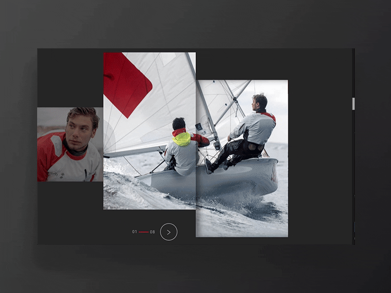 Lookbook SLAM animation black clean dailyui design digital flat gif minimal ui ux web design