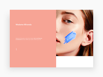 Madame Miranda animation clean dailyui design digital flat gif minimal ui ux web design white