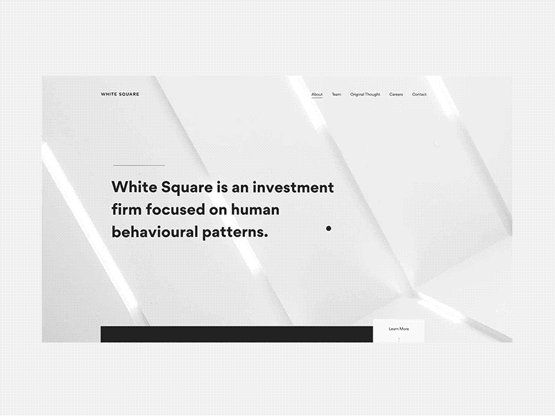 White Square clean home inspiration minimal simple simple design web web design website white white and black
