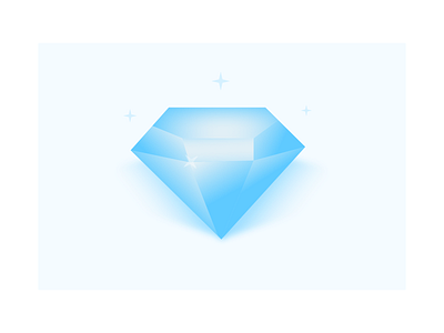 Diamond blue design diamond gradients illustration shine vector