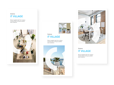 Poster design for IT Village | Concept