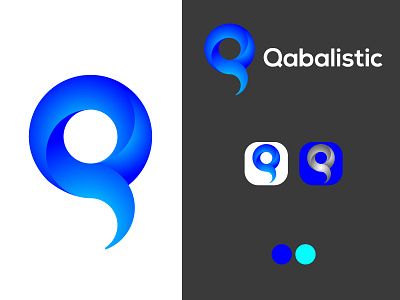 q letter modern logo design