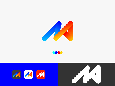 na-ma modern logo design
