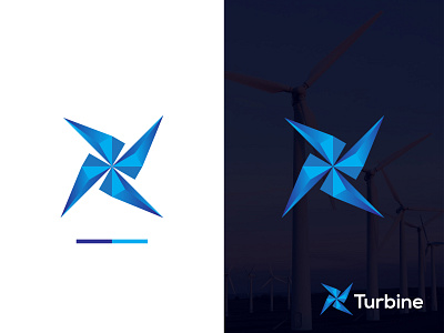 Turbine Logo Design Concept
