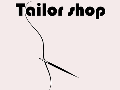 Logo concept for tailor shop🧷