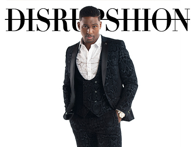 Disrupshion Magazine - Vaughn Hebron branding design fashion magazine graphic design photoshop