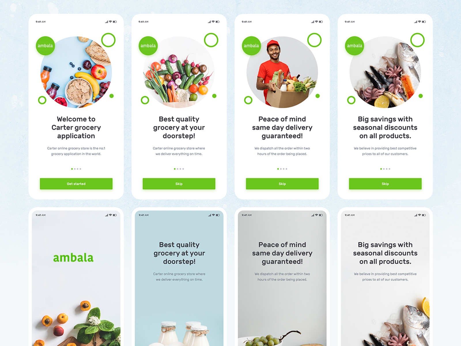 Ambala Grocery Shop Mobile App by Appbuff on Dribbble