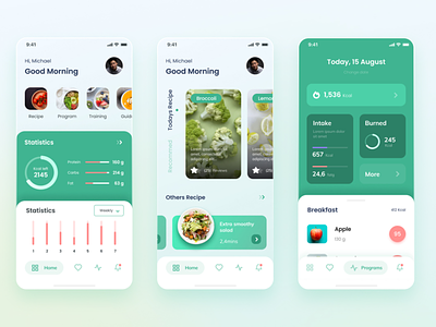 Nirjash - Healthy Food App Design app app design apple application bright colorful concept flutter ios ios14 mobile app design mobile. taxi taxi app trend typography uber ui ux