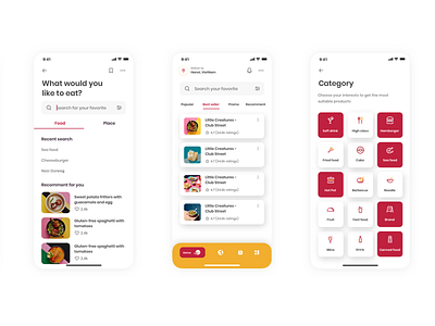 Chavu - Food Delivery App UI