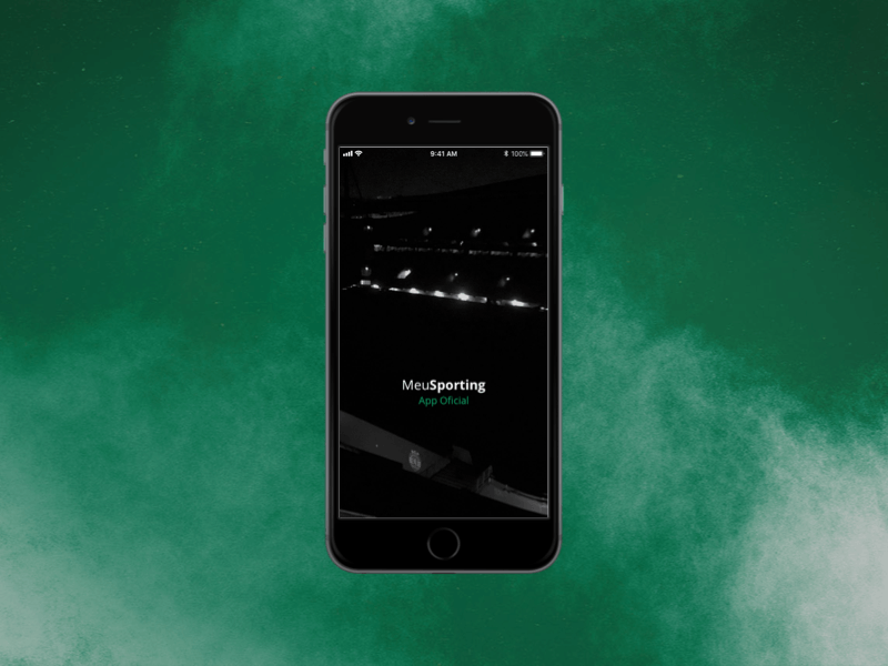 MeuSporting ios portugal soccer football meu app oficial lion logo dribbble ux ui product design sporting cp sporting