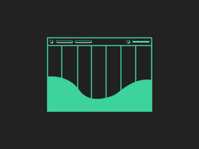 Web App - Wireframe browser web desktop illustration product design ui ux design white black green wireframe app