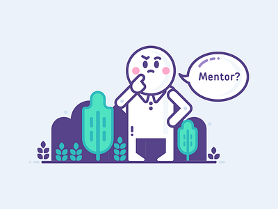 What is it to be a design mentor? design mentorship illustration medium
