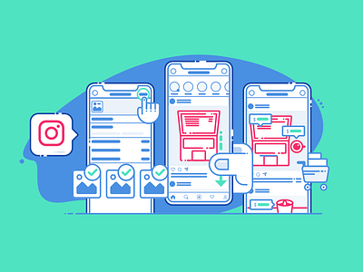 What Is It to Be on Instagram Every Day? illustration instagram medium mobile