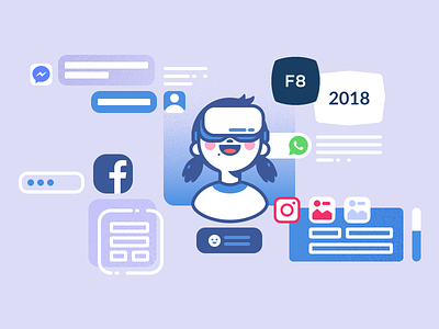 A Designer’s Takeaways From Facebook F8 2018 ar chatbots f8 facebook social media vr