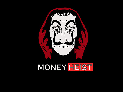 Money Heist animation design illustration vector