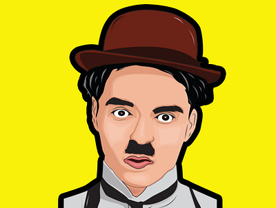 Charles Spencer Chaplin animation chaplin illustration vector
