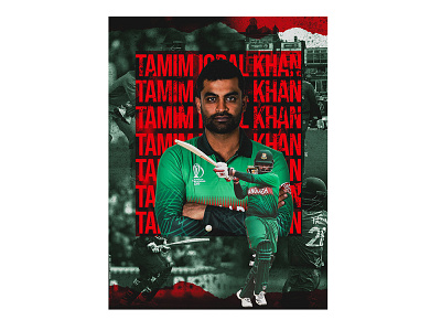 Tamim Iqbal Khan bangladesh bcb cricket design icc tamim worldcup19