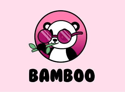 [Day 3] Bamboo logo design bamboo dailylogochallenge dailylogodesign design icon illustration panda student studentdesign