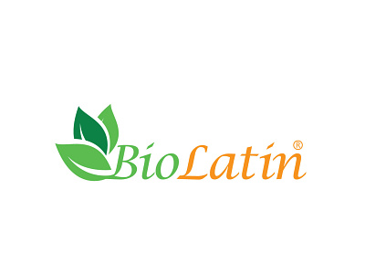 Biolatin Logo branding business design drugs green illustration leaf logo medicine minimal pharmaceutical vector