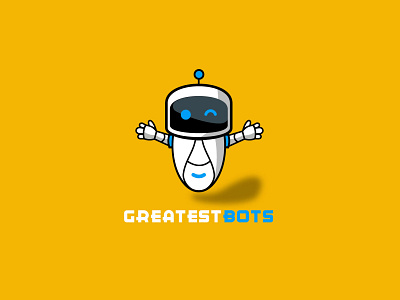 Robot logo bot bots branding business character design graphic design great illustration logo minimal robot robot logo vector