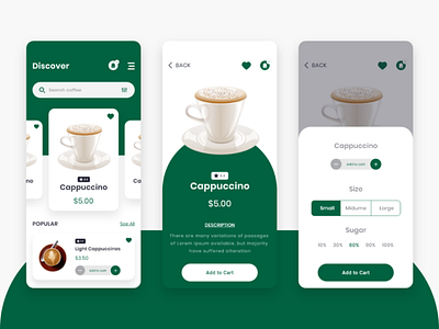 Coffee Delivery App UI