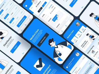 HealthCare Mobile App Design