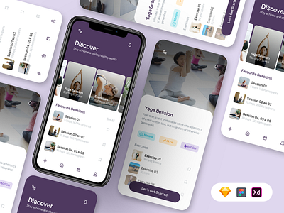 Fitness Mobile App Design