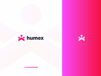 Humex Modern H letter Logo app branding branding and identity branding design design e commerce logo flat logo design concept minimal online shop logo