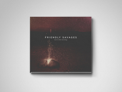 Friendly Savages - East In The Morning album art austin band design digital layout merch packaging photography text