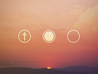 Easter 2015 cross design easter icons illustration jesus photoshop simple sunday sunrise