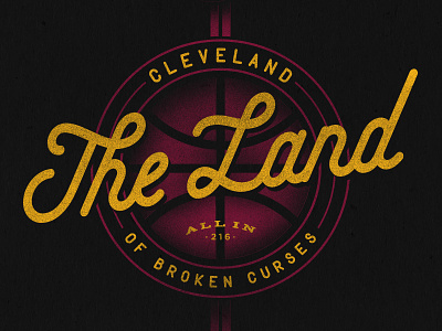 One Day Left! badge basketball cavs cleveland finals illustration nba sports t shirts texture typography