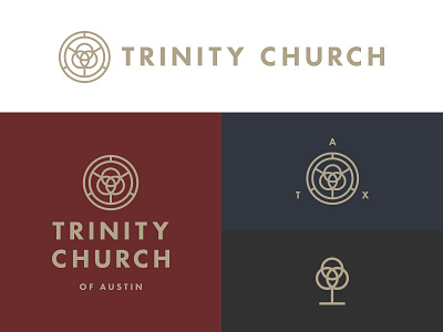 Trinity Church Assets austin branding church color design logo plant texas