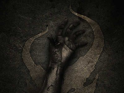 Demon Hunter demon hunter design hand metal music photoshop texture