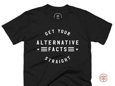 Alternative Facts alternative facts america lines politics resist shirt simple stars trump typography