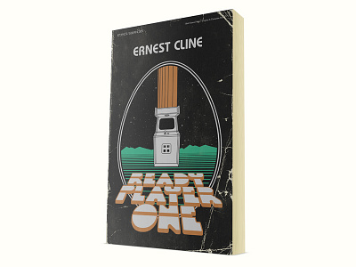 Ready Player One 80s book cover graphics movie paperback ready player one retro sci fi vector video games vintage