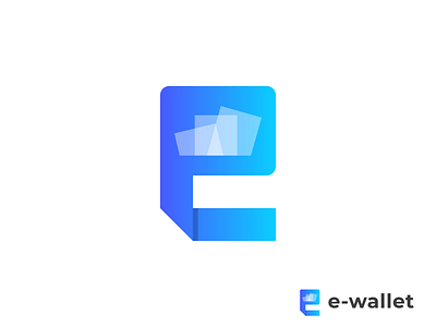 E-wallet Logo Design | E Letter Mark