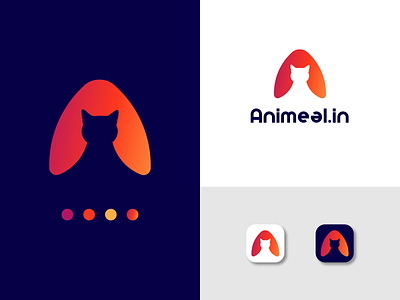 Letter A Logo Mark | Animeal Logo Design