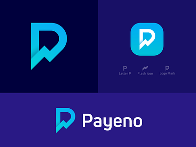 Payeno Logo Design | P Letter Mark