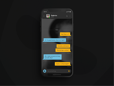 Daily UI #013 - Direct Messaging | Grindr chat redesign concept