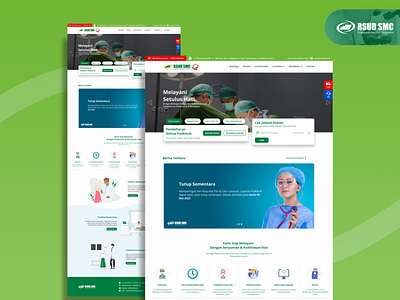 RSUD SMC Landing Page Redesign figma hospital landing page redesign ui ux