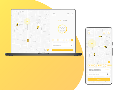Taxi Drive car driver landing location map mobile version phone responsive snapp tapsi taxi taxi driver ui ui taxi user interface ux