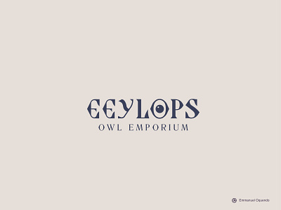 Eeylops Owl Emporium Logo brand identity branding graphicdesign harrypotter icon illustration logo logodesign vector illustration wizarding world
