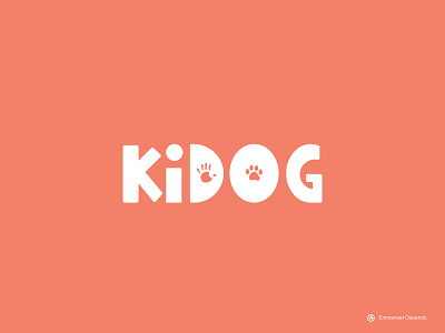 Kidog Branding branding children design dogs foundation icon illustration kids logo logodesign pets vector illustration