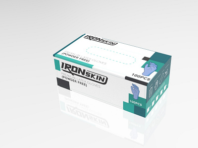 IronkSkin Box 3d 3d modeling box design design package design packaging packaging design